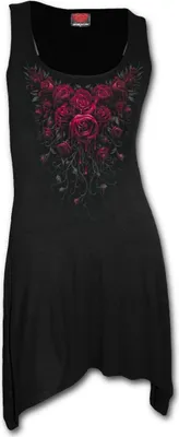 Produktbild von Spiral - Blood Rose - Goth Bottom Camisole Dress XL