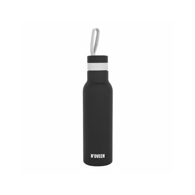 Image de Noveen TB150 Bouteille isotherme 500 ml pour boissons chaudes et froides Noir Mat