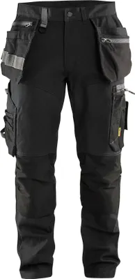 Produktbild von Blakläder® Handwerker Arbeitshose mit Stretch 1599 1343 in div. Farben, Farbe:schwarz, Größe:60