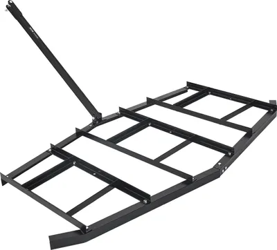 Produktbild von VEVOR Schleppegge, 2150x2120x110mm, Wiesenschleppe zum Hinterherziehen, Q235 Stahl-Einfahrtsplaniergerät mit verstellbaren Stangen & Bolzenkupplung, Traktor-Einfahrtsegge für Geländefahrzeuge, UTVs