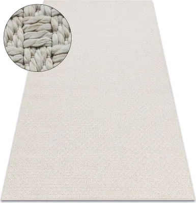 Produktbild von Teppich ORIGI 3661 creme - flachgewebte SISAL schnur beige 116x170 cm