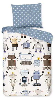 Immagine prodotto di Buongiorno Ledikant babyBettbezug "robot" - multi - (100x135 cm) - Baumwolle