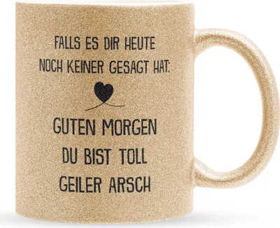 Produktbild von 22Feels Glitzertasse Gold Paar Jahrestag Geschenk Hochzeitstag Ehefrau Ehemann Valentinstag Sie Ihn Freund Freundin Geburtstag Weihnachten Liebe Paar Geschenkidee Bürotasse