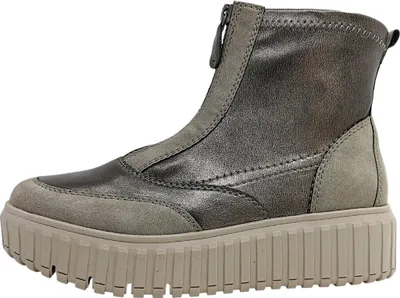 Produktbild von Jana  Damenschuhe Stiefeletten Reißverschluss Stiefel Grau Freizeit, Schuhgröße:39 EU