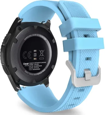 Produktbild von BStrap Silicone Sport Armband für Samsung Gear S3, pastel blue