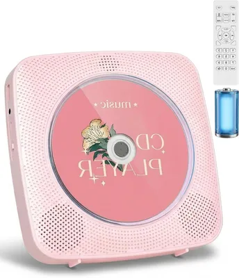 Productafbeelding van Draagbare CD Speler - Muziekspeler - Muziek Luisteren - Ingebouwde Luidspreker - 237 cm - Roze