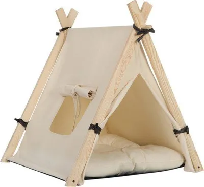 Image de Maison pour chiens et chats - Teepee Deluxe - Maison pour chat, maison pour chien