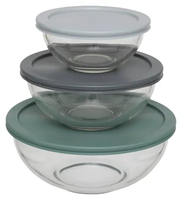 Produktbild von Set aus 3 aufbewahrungsdosen aus glas - 5 five simply smart