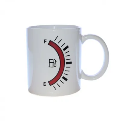 Produktbild von Tankanzeige Kaffeebecher mit Wärmeeffekt