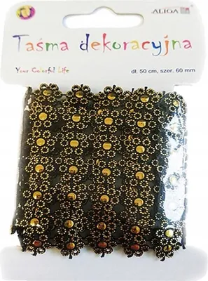 Obrázok produktu pre Dekoračná stuha Aliga 6 cm x 50 cm, rôzne farby, darčeková stuha na ručné práce, balenie a dekoráciu