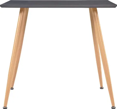 Obrázek produktu pro vidaXL Jídelní stůl šedý a dubový 80,5x80,5x73 cm MDF