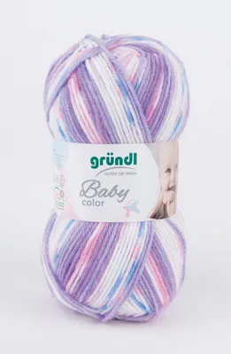 Produktbild von Gründl Babywolle Baby Color 50 g /150 m 70 % Polyacryl 30% Polyamid weich 07