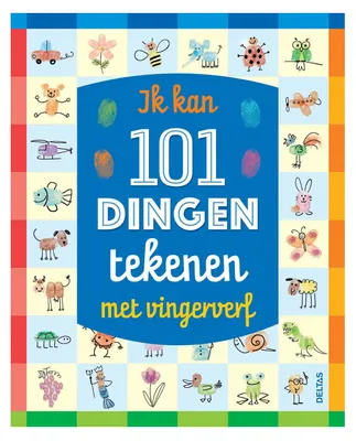 Zdjęcie produktu dla Deltas Hobbybuch „Ich kann 101 Dinge mit Fingerfarbe zeichnen“.