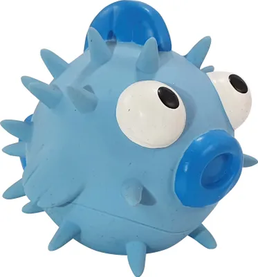 Produktbild von Nobby Hundespielzeug Kugelfisch, Latex, blau