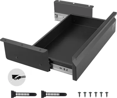 Immagine prodotto di Cassetto sottobanco con ripiano Scrivania sottobanco 440x223x101mm 1 scomparto