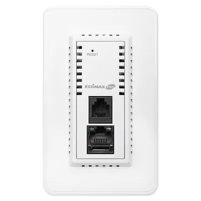 Produktbild von Edimax IAP1200, 2,4 GHz, 5 GHz, 867 Mbit/s, 802.1x RADIUS, PEAP, SNMP, SNMPv3, SSH, SSID, WEP, WPA, WPA2, 10,100,1000 Mbit/s