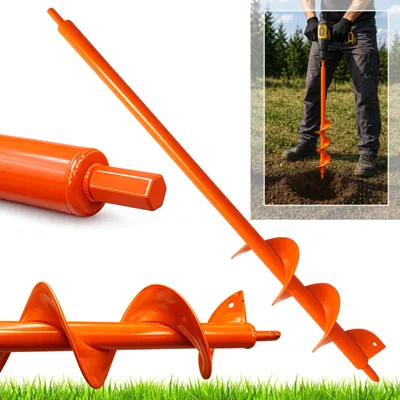 Produktbild von 10x80cm Gartenbohrer für Boden