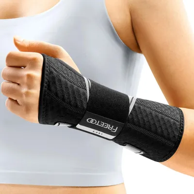 Obrázok produktu pre FREETOO Bandáž zápästia s bionickou dlahou na karpálny tunel - Bandáže zápästia na RSI, zápal šliach - L/XL (nová verzia) - ľavá ruka