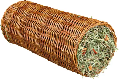 Produktbild von TRIXIE Weidentunnel mit Heu - diverse - ø 15 × 33 cm