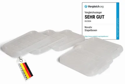 Produktbild von Novaliv 5x Ersatzdeckel für Novaliv 2 Liter mit Clipverschluss 19x14 cm Transparent
