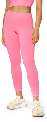 Image de Leggings longs pour femmes Bellivalini, style années 80 fluo, pour le sport, les soirées et la salle de sport BLV50-293 (rose fluo, XL)