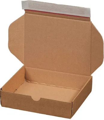 Produktbild von 20x Versandkarton 192x155x43mm MODULBOX 2 mit Selbstklebeverschluss & Aufreißfaden braun