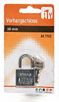 Obrázek produktu pro Visací zámek 30 mm, 3 klíče