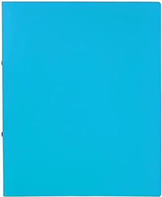 Produktbild von Idena 10431 - Ringbuch im Format DIN A4, 2-Ring-Mechanik mit 16 mm Durchmesser, 20 mm Rückenbreite, hellblau, 1 Stück