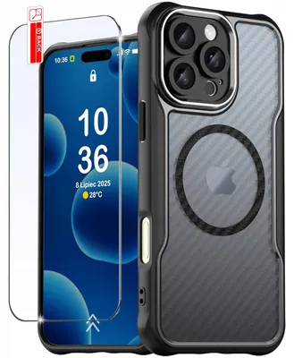 Produktbild von Hülle für iPhone 16 Pro Max | Für MagSafe, matt, strapazierfähig, verstärkt | + Displayschutz