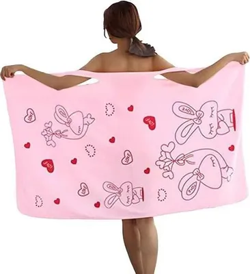 Obrázek produktu pro Župan - nespecifikováno - Dámský ručník do vany/sprchy - mikrovlákno - 80 x 135 cm - savý, rychleschnoucí