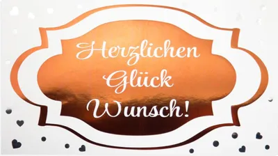 Produktbild von Oblique Unique 3 Dosen Flaschen Sticker Etiketten Aufkleber - Herzlichen Glückwunsch