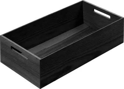 Produktbild von Holzbox 24x12x47cm, Funktionseinsatz Schublade, Massivholz Esche
