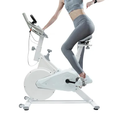 Zdjęcie produktu dla Rower treningowy z obciążeniem 80 kg Trening domowy dla osób bez 1,6 m wzrostu (biały)