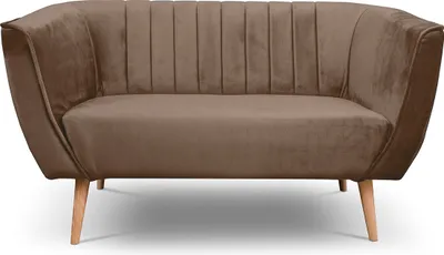 Productafbeelding van Bank BETTSO, verkrijgbaar in 3 maten, in Scandinavische stijl, PIK 3 MON15, chocoladebruin