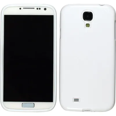 Produktbild von PhoneNatic Case kompatibel mit Samsung Galaxy S4 - weiß Silikon Hülle Candy + 2 Schutzfolien