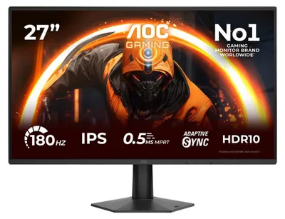Produktbild von AOC 27G50F, 68,6 cm (27"), 1920 x 1080 Pixel, Full HD, LED, 4 ms, Schwarz