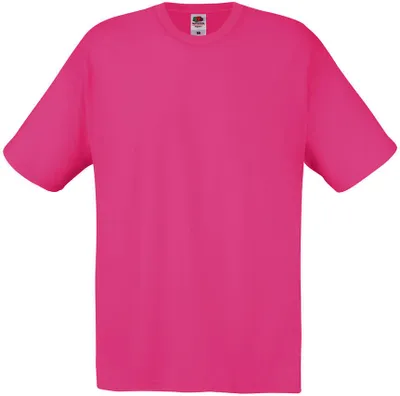 Produktbild von Fruit of the Loom 61-082-0 | Original Herren T-Shirt - Farbe: Fuchsia - Größe: XL