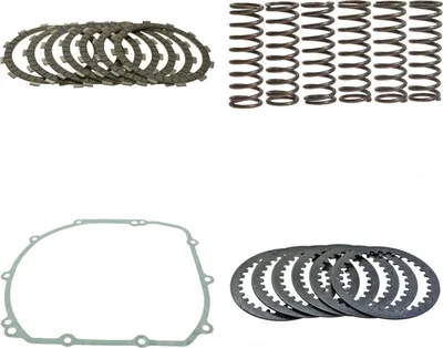 Immagine prodotto di Frizione completa con lamelle, molle, guarnizione e rondelle per Kawasaki ZZR 600 E anno di costruzione 2005-2006 di pamoto - Nuovo