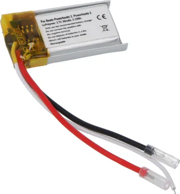 Imagen del producto de Batería compatible con Beats Powerbeats 2, Powerbeats 3, de polímero de litio, 3,7V, 90mAh, 0,3Wh, integrada, sin necesidad de herramientas
