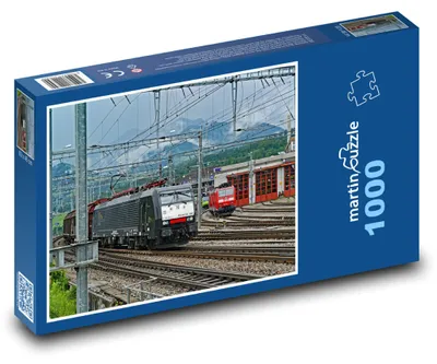 Obrázok produktu pre Puzzle 1000 Železnica - vlaky na koľajniciach - martinpuzzle