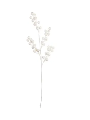 Image de ASA Vorteilset 4 Stück Beerenzweig, weiß DEKO L. 49 cm 66483444 und Geschenk + Spende