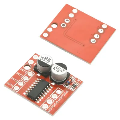 Produktbild von Mini L298N Motortreiber 2 Kanal 1,5A Dual H-Bridge PWM 2-10V für Arduino