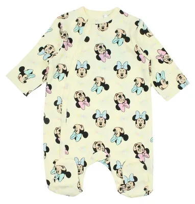 Imagen del producto de Mono para bebé de Disney, Minnie Mouse. Pijama suave con un diseño adorable