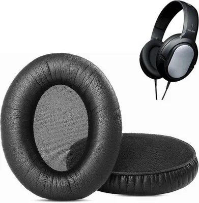 Productafbeelding van Oorkussens compatibel met Sennheiser HD201 HD201S HD180 HD418 HD419 HD428 HD429 HD438 HD439 HD448 HD449 koptelefoon