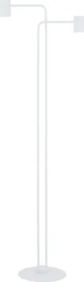 Obrázek produktu pro Stojací lampa minimalistická moderní bílá dvě bodová světla 2xGU10 25W Luis Sigma Lighting