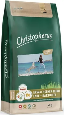 Produktbild von Christopherus Getreidefrei Ente & Kartoffel 4kg