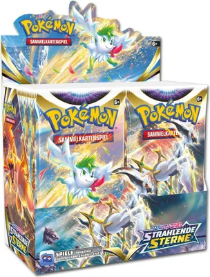 Produktbild von Pokémon - Schwert und Schild Strahlende Sterne - Booster Display (36 Booster) - deutsch