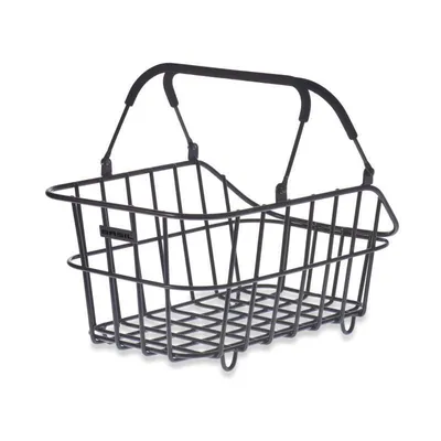 Zdjęcie produktu dla Basil Cento Alu MIK, Tylne, Kosz rowerowy, Aluminium, Czarny, 5 kg, 460 mm