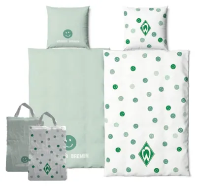 Produktbild von SV Werder Bremen GOTS Wendebettwäsche Smiley