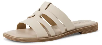Immagine prodotto di Tamaris, sandali bassi da donna, tacco a blocco, color beige, taglia EU 41